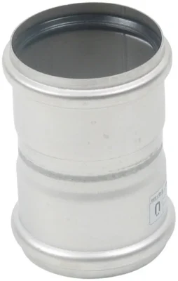 BLÜCHER Kaksoismuhvi ø75/AISI304/EPDM