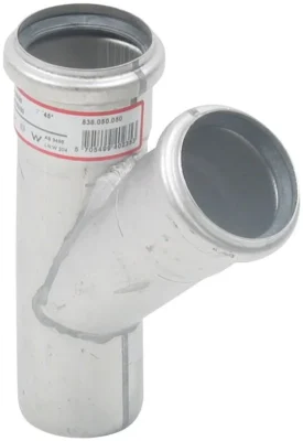BLÜCHER Haarayhde ø50-50/45°/AISI316/EPDM