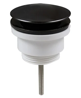 POHJAVENTTIILI POP-UP 63mm 1 1/4 MUSTA TERÄST