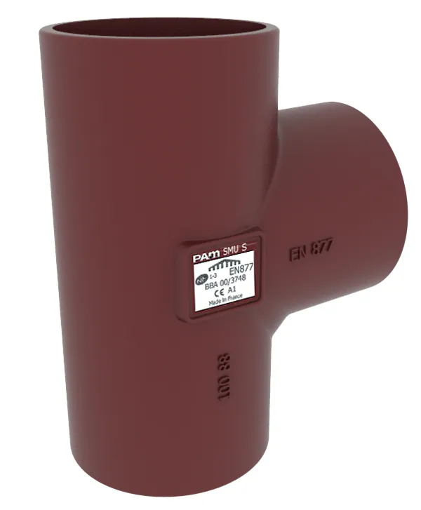 Viemäröintihaara valurautaa PAM SMU S DN150/88°/SMU S