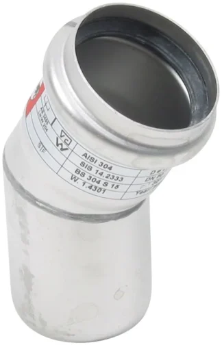 Kulmayhde BLÜCHER EUROPIPE ø50-30°/AISI304/EPDM