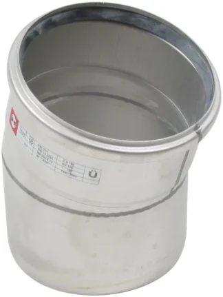 Kulmayhde BLÜCHER EUROPIPE ø160-15°/AISI316L/EPDM