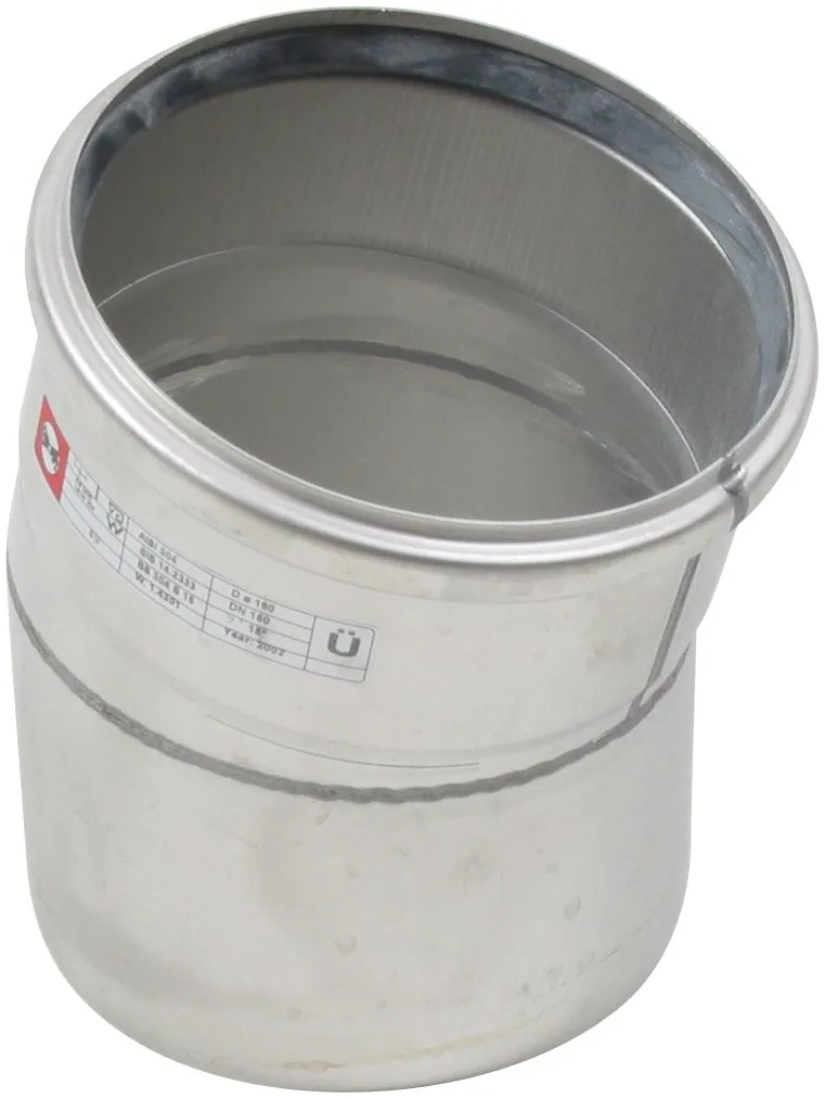 Kulmayhde BLÜCHER EUROPIPE ø160-15°/AISI316L/EPDM