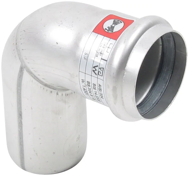 Kulmayhde BLÜCHER EUROPIPE ø50-87.5°/AISI316L/EPDM