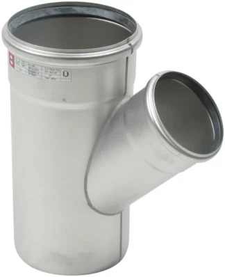 Haarayhde BLÜCHER EUROPIPE ø110-75/45°/AISI316L/EPDM