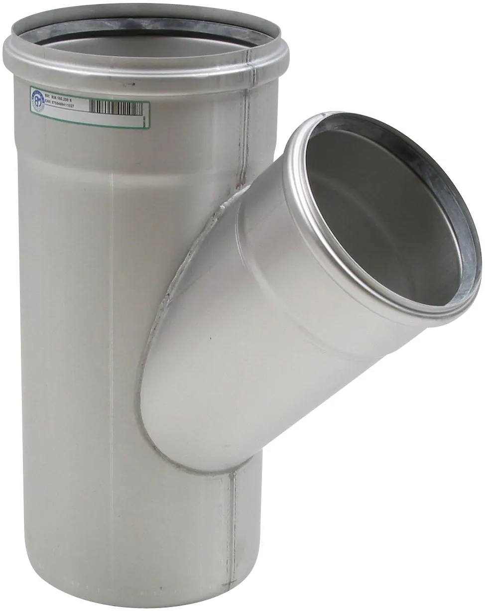 Haarayhde BLÜCHER EUROPIPE ø200-160/A5°/AISI316L/EPDM