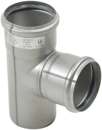 Haarayhde BLÜCHER EUROPIPE ø75-75/87.5°/AISI316L/EPDM