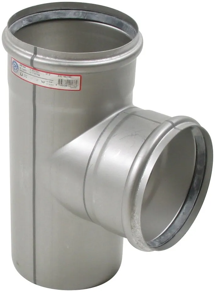 Haarayhde BLÜCHER EUROPIPE ø160-160/87.5°/AISI316L/EPDM