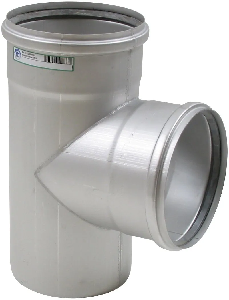 Haarayhde BLÜCHER EUROPIPE ø200-200/87.5°/AISI316L/EPDM