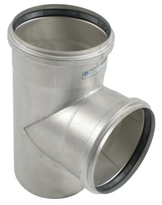 Haarayhde BLÜCHER EUROPIPE ø250/250 - 87,5º/AISI316L/EPDM