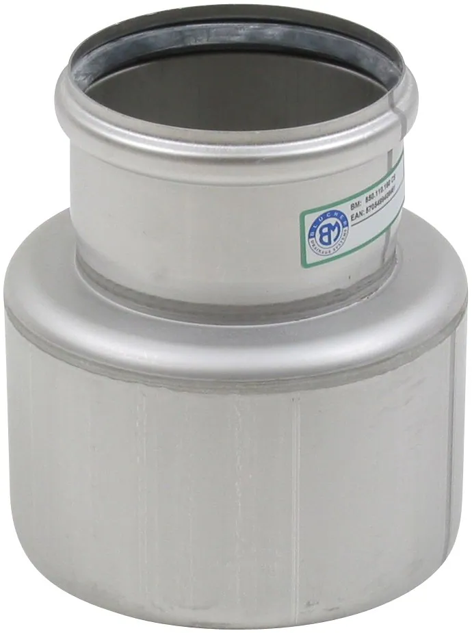 Laajennusyhde BLÜCHER EUROPIPE ø110-160/AISI316L/EPDM