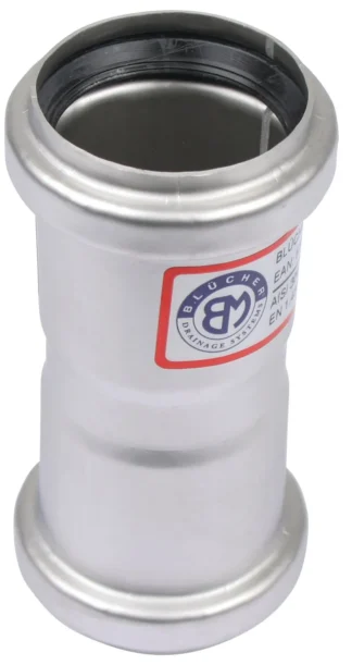 Kaksoismuhvi BLÜCHER EUROPIPE ø40/AISI316L/EPDM