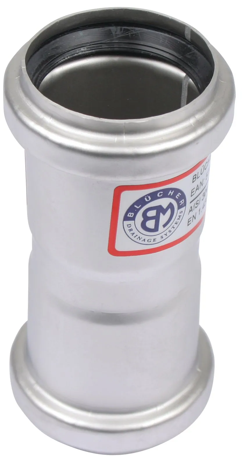 Kaksoismuhvi BLÜCHER EUROPIPE ø40/AISI316L/EPDM