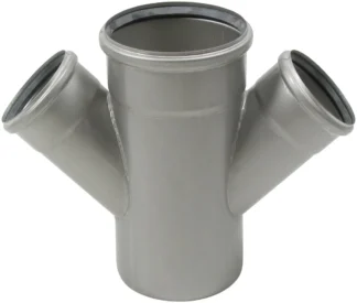 Kaksoishaarayhde BLÜCHER EUROPIPE ø110-75/45°/AISI316L/EPDM