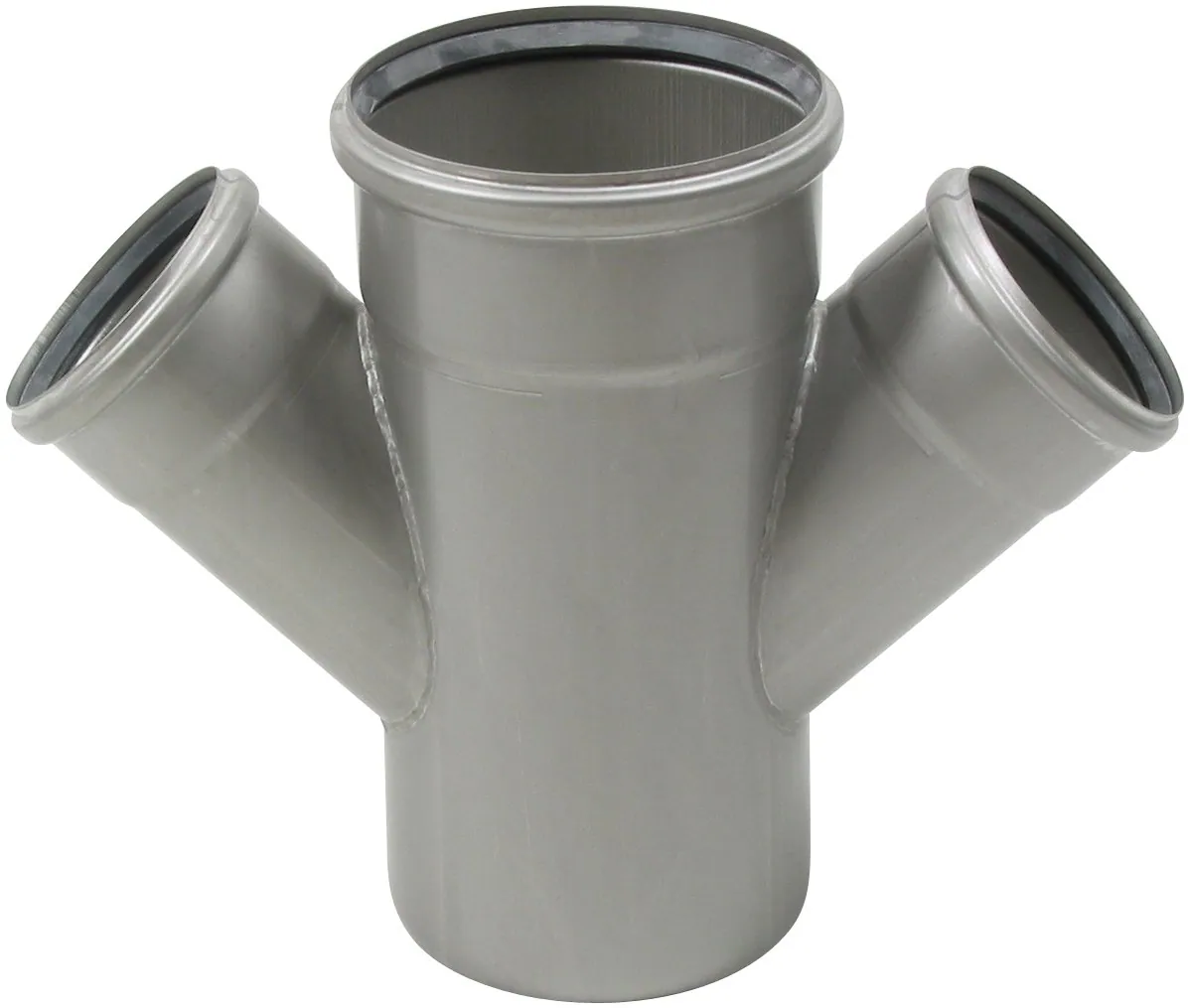 Kaksoishaarayhde BLÜCHER EUROPIPE ø110-75/45°/AISI316L/EPDM