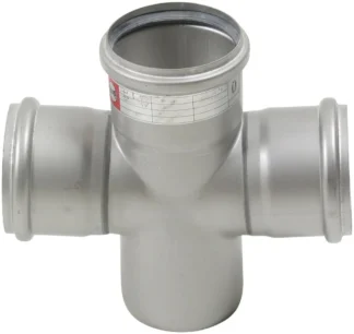 Kaksoishaarayhde BLÜCHER EUROPIPE ø75-75/87.5°/AISI316L/EPDM