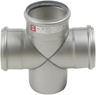 Kaksoishaarayhde BLÜCHER EUROPIPE ø110-110/87.5°/AISI316L/EPDM