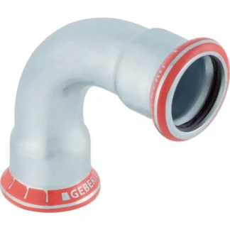 Puristuskäyrä muhvi-muhvi Geberit Mapress ZnFe 90º s/s ZnFe 22mm