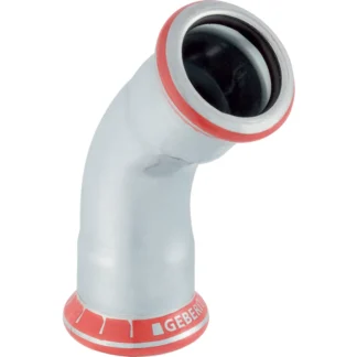 Puristuskäyrä muhvi-muhvi Geberit Mapress ZnFe 45º s/s ZnFe 108mm