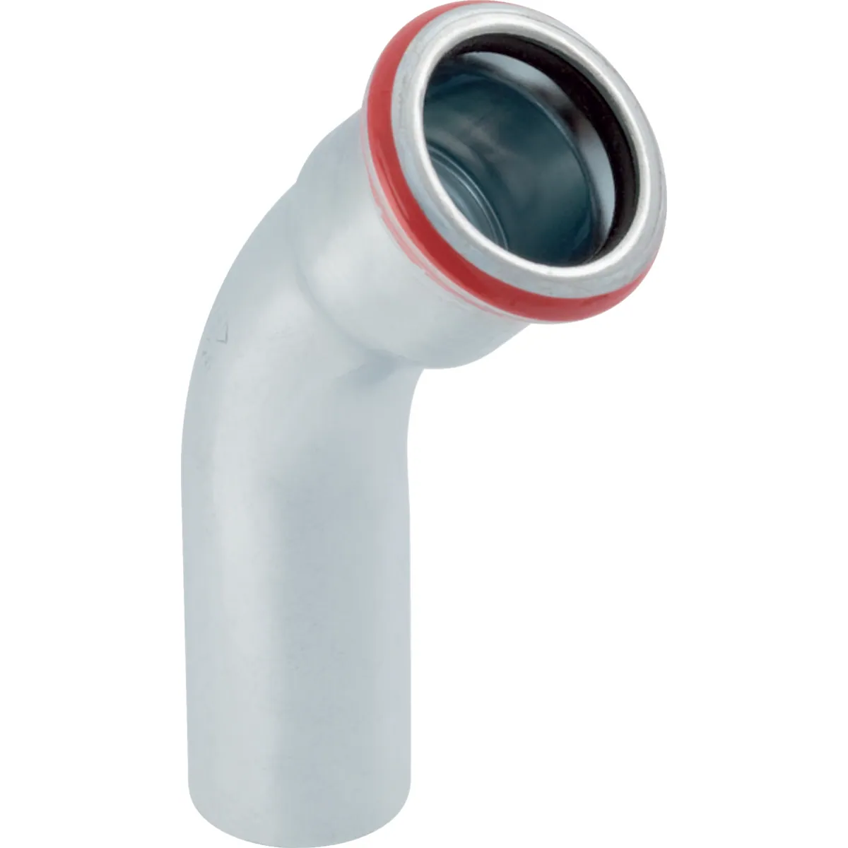 Puristuskäyrä muhvi-pisto Geberit Mapress ZnFe 45º s/u ZnFe 18mm