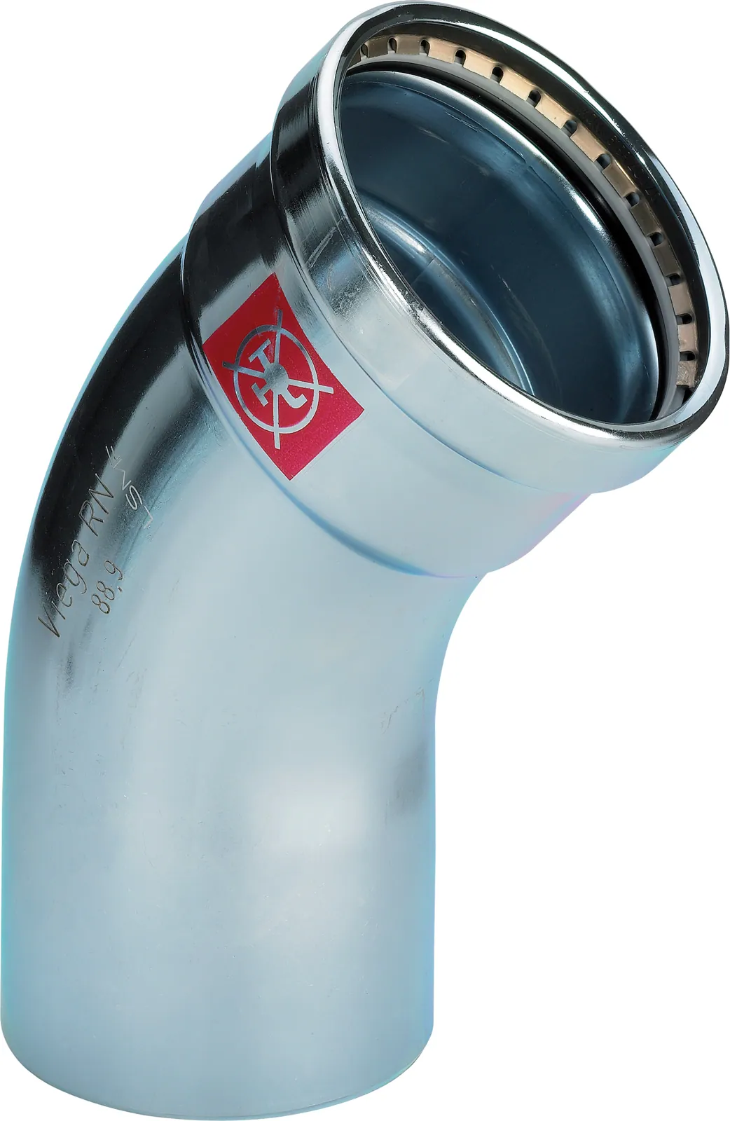 Puristuskäyrä muhvi-pisto VIEGA PRESTABO 1126.1XL/DU 76.1/45AST./ZN