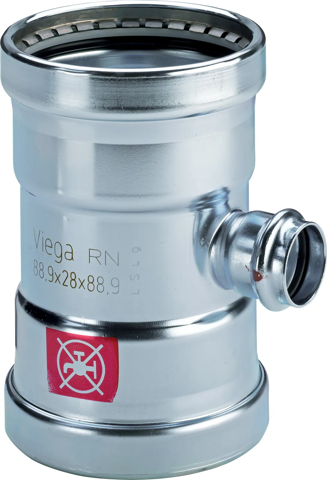Puristus T-haara VIEGA PRESTABO 1118XL/DU 76.1-76.1-76.1/ZN