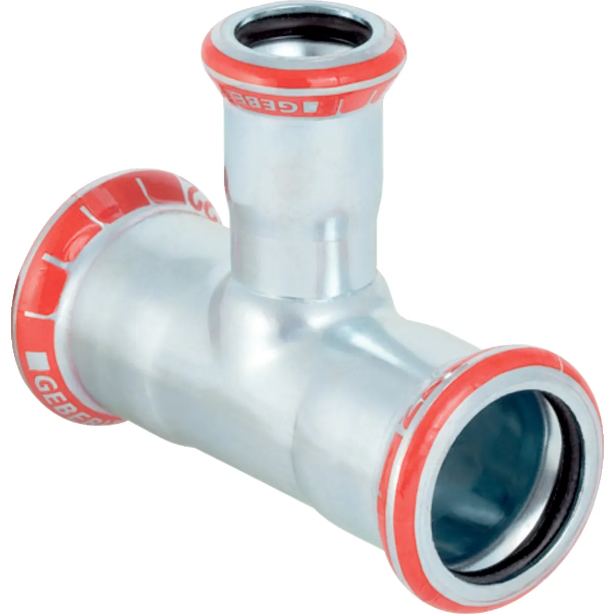 Puristus T-haara Geberit Mapress ZnFe ZnFe 76,1mm-42mm-76,1mm