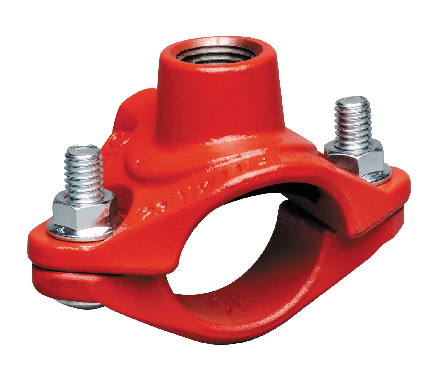 Kierreporasatula Victaulic S/922 Outlet Tee C922/ 042x033 RED E-A MET BSPP
