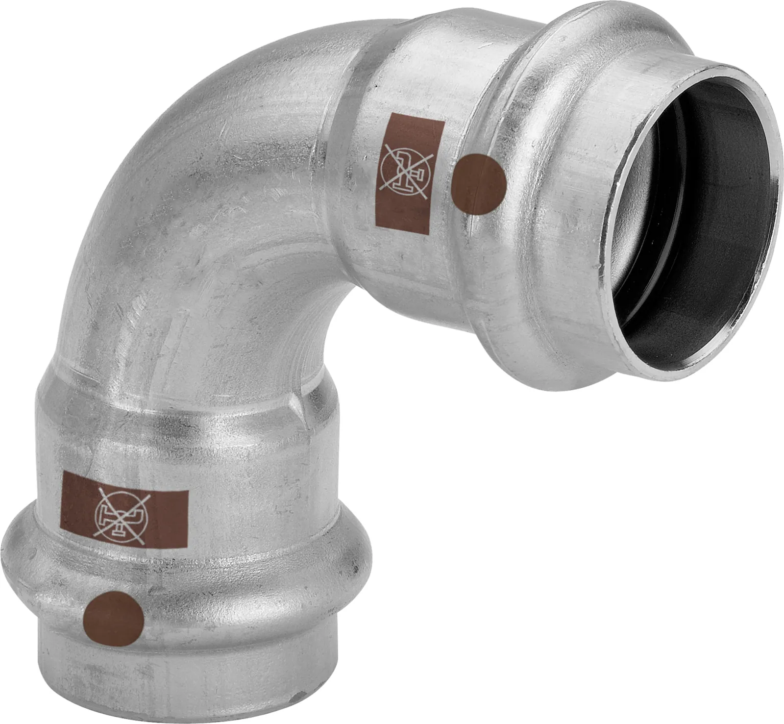 Puristuskäyrä muhvi-muhvi VIEGA TEMPONOX RST 1716/42/90º