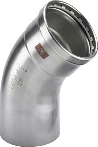 Puristuskäyrä muhvi-pisto VIEGA TEMPONOX RST 1726.1XL/88,9/45º