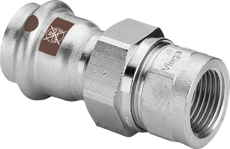 Puristusyhdistäjä muhvi-kierre VIEGA TEMPONOX RST 1762/18X1/2SK