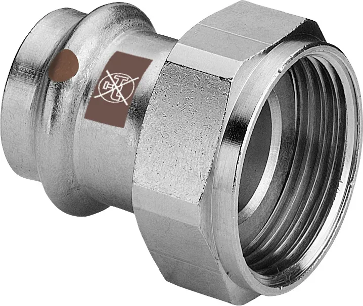 Puristusyhdistäjä muhvi-kierre VIEGA TEMPONOX RST 1763/35X2SK