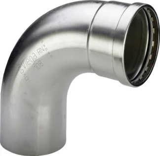 Puristuskäyrä muhvi-pisto VIEGA SANPRESS INOX 2316.1XL/DU 88.9/90AST.