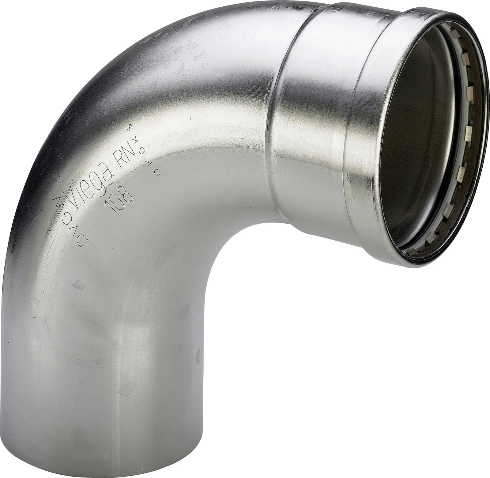 Puristuskäyrä muhvi-pisto VIEGA SANPRESS INOX 2316.1XL/DU 88.9/90AST.