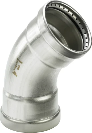 Puristuskäyrä muhvi-muhvi VIEGA SANPRESS INOX 2326.XL/DU 76.1/45AST.