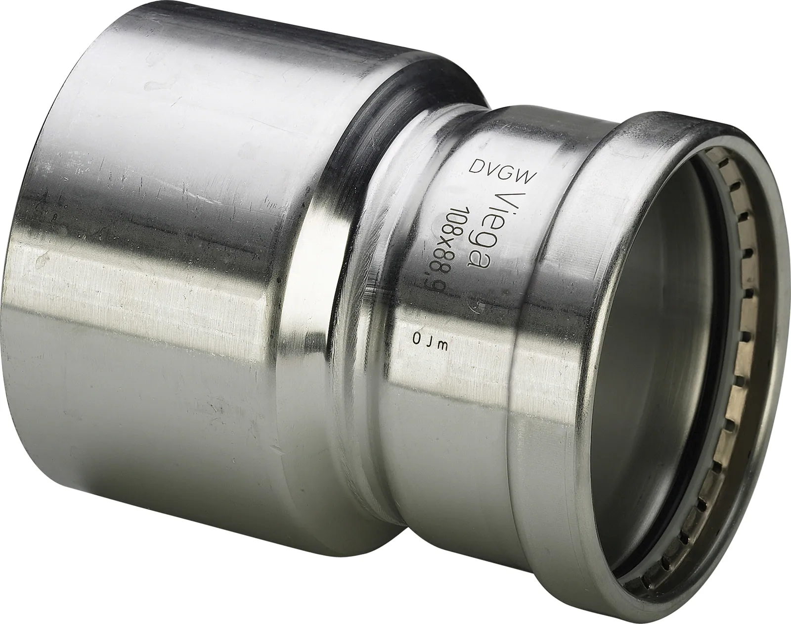 Puristus supistusyhde VIEGA SANPRESS INOX 2315XL/DU 88.9-64.0