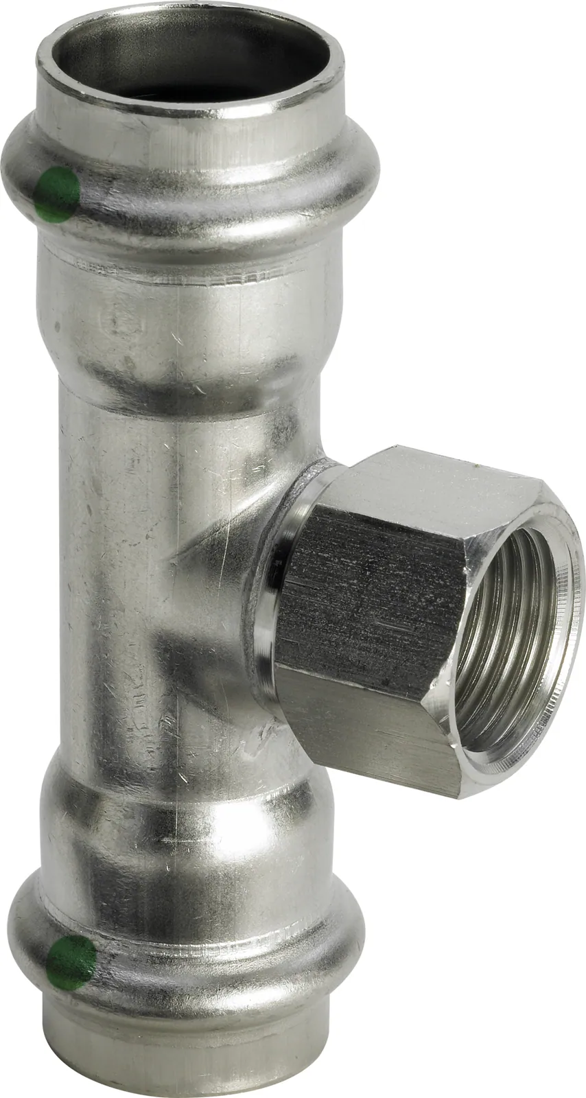 Puristus T-haara muhvi-kierre VIEGA SANPRESS INOX HST 2317.2/DU 18/R 3/4SK