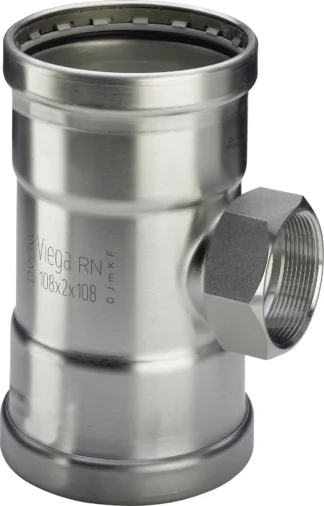 Puristus T-haara muhvi-kierre VIEGA SANPRESS INOX 2317.2XL/DU 76.1/R 2SK