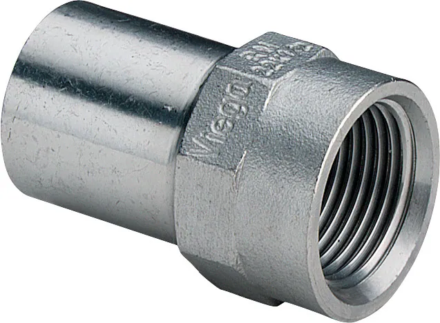 Puristusliitin pisto-kierre VIEGA SANPRESS INOX 2312.1/DU 18/R 1/2SK