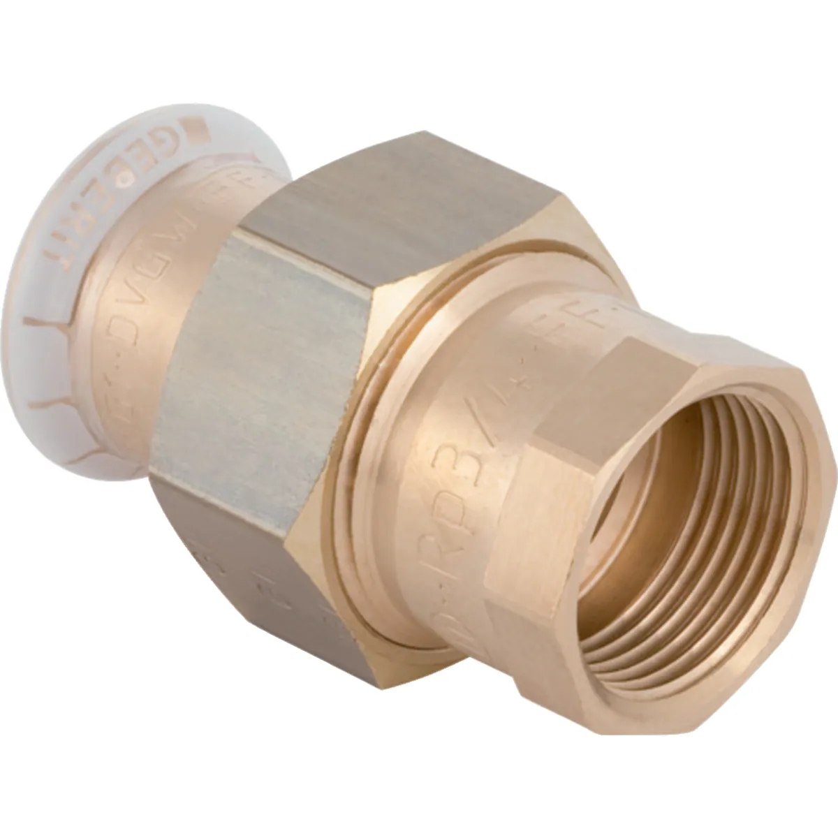 Puristusyhdistäjä muhvi-kierre Geberit Mapress Cu Muhvi-sk Cu 18mm-1/2"