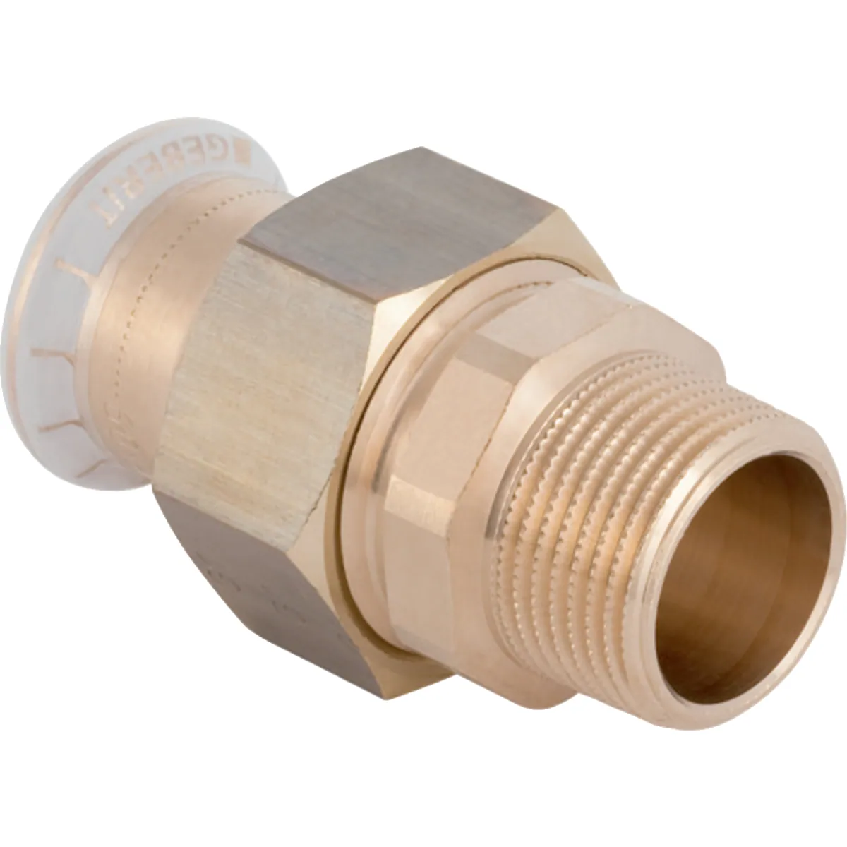 Puristusyhdistäjä muhvi-kierre Geberit Mapress Cu Muhvi-uk Cu 18mm-1/2"