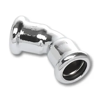 Puristuskäyrä muhvi-muhvi SANHA SANHA-PRESS Chrome 16041/D12/45AST./KROM.