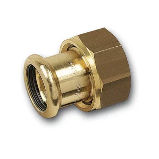 Puristusyhdistäjä muhvi-kierre SANHA PURAPRESS SANHA 8359G/D22/R11/4SK.
