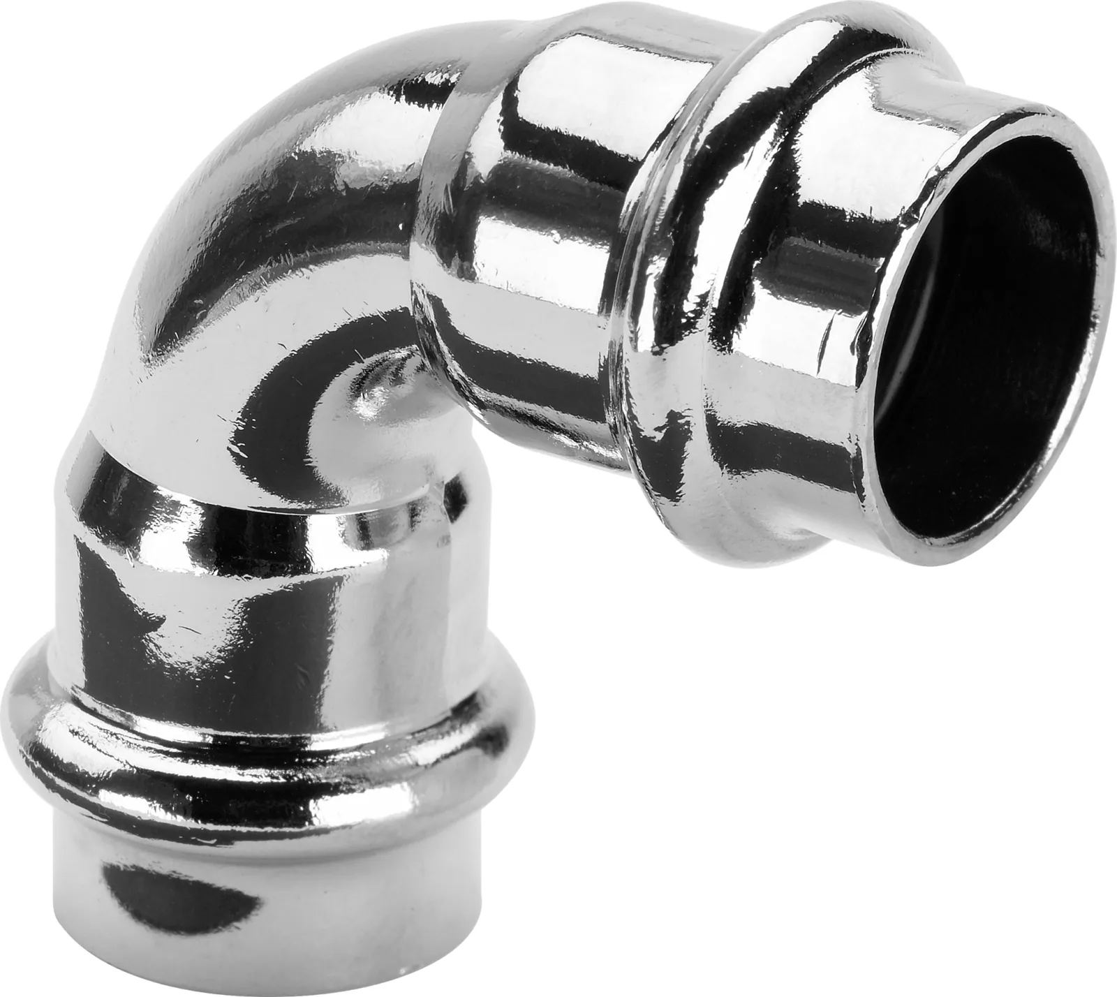 Puristuskäyrä muhvi-muhvi VIEGA PROFIPRESS CR CU 2416CR/DU 12 90°
