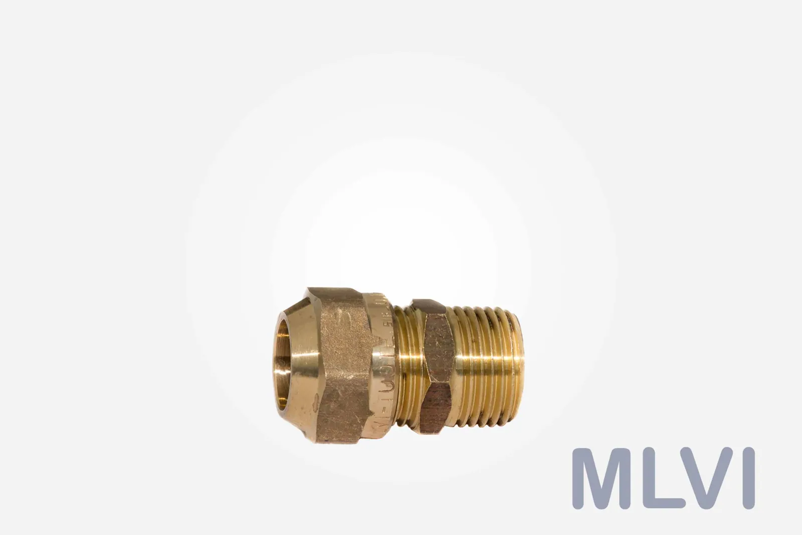 Puserrus-/kierreliitin suora MLVI MELVI DU 54/R 2 UK./ERIKOISMESSINKI