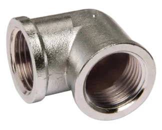 Kulma kierreliitos Holmgrens Metall R 3/8SK-3/8SK 90° EM/KROM