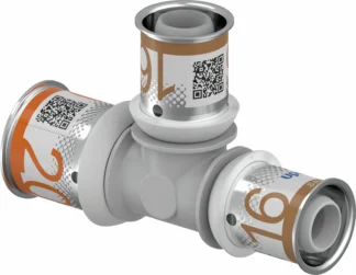 Puristus T-haara UPONOR S-Press PLUS 20-16-16 PPSU