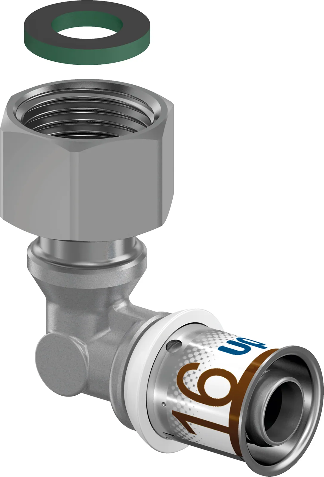 Puristuskulma UPONOR S-Press PLUS 16-G3/8"SN