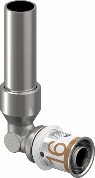 Puristus patterikulma liitin UPONOR S-Press PLUS 16-15CU L=350MM
