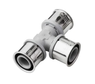 Puristus T-haara Roth Roth Alu-LaserPlus® PressCheck® PPSU T 40x40x40